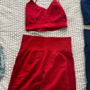 NVGTN Red Activewear Set